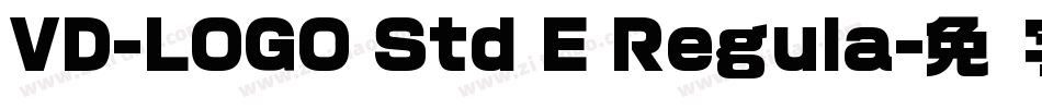 VD-LOGO Std E Regula字体转换